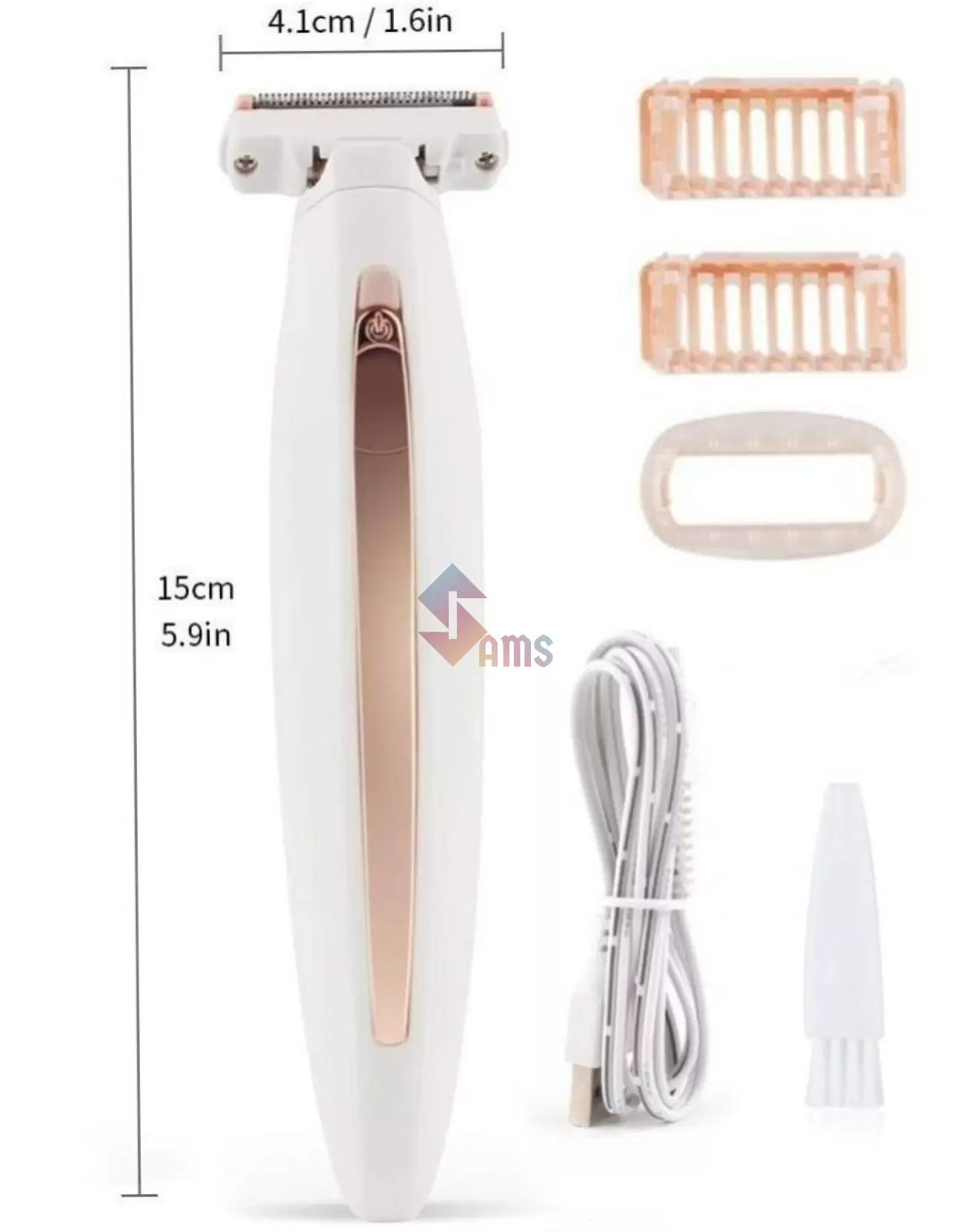 Flawless body clearance razor